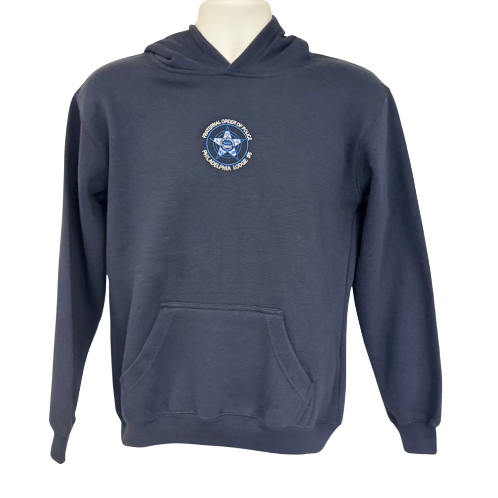 Kids Hoodie w Blue FOP Logo