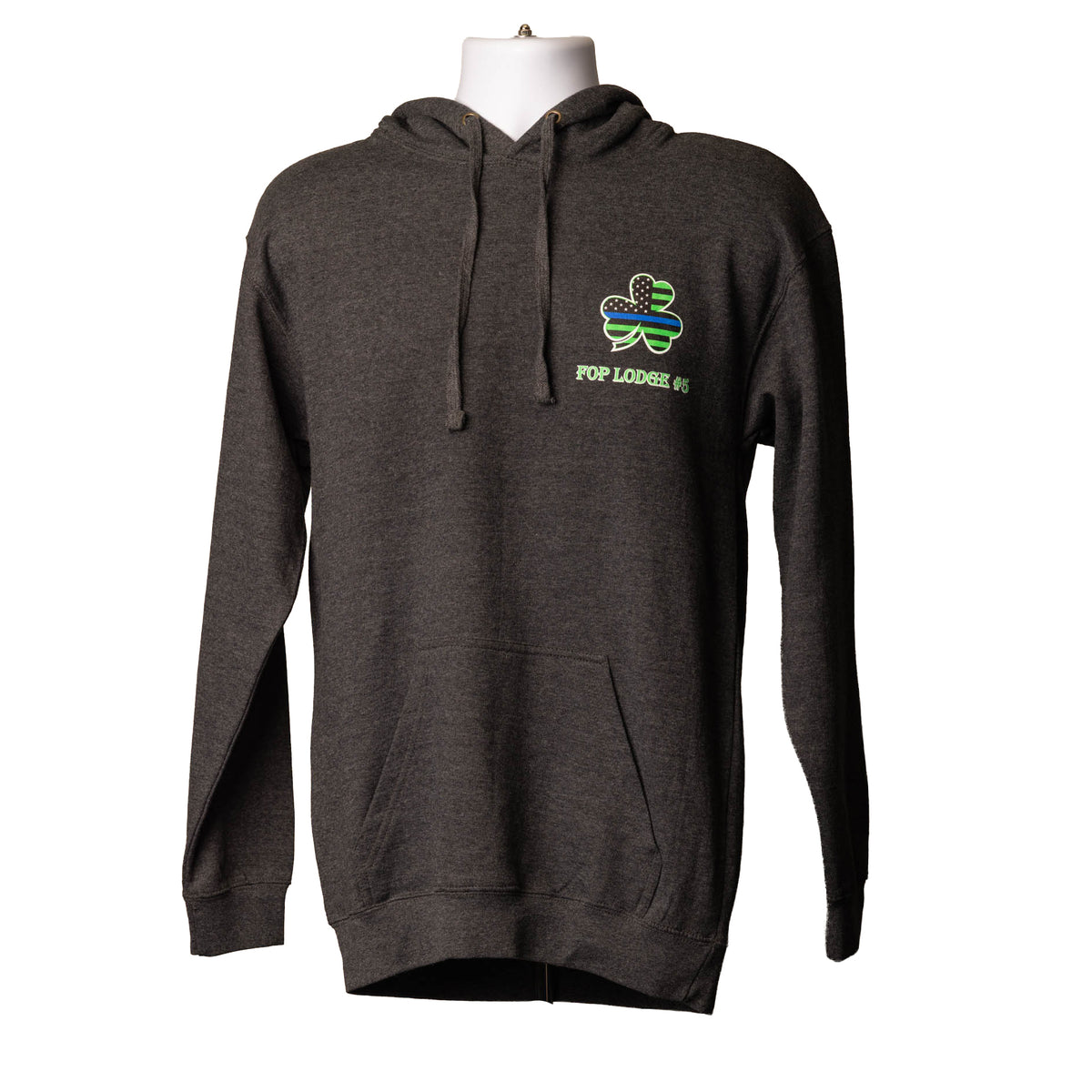 Irish Shamrock w/ FOP Lodge 5 Hoodie