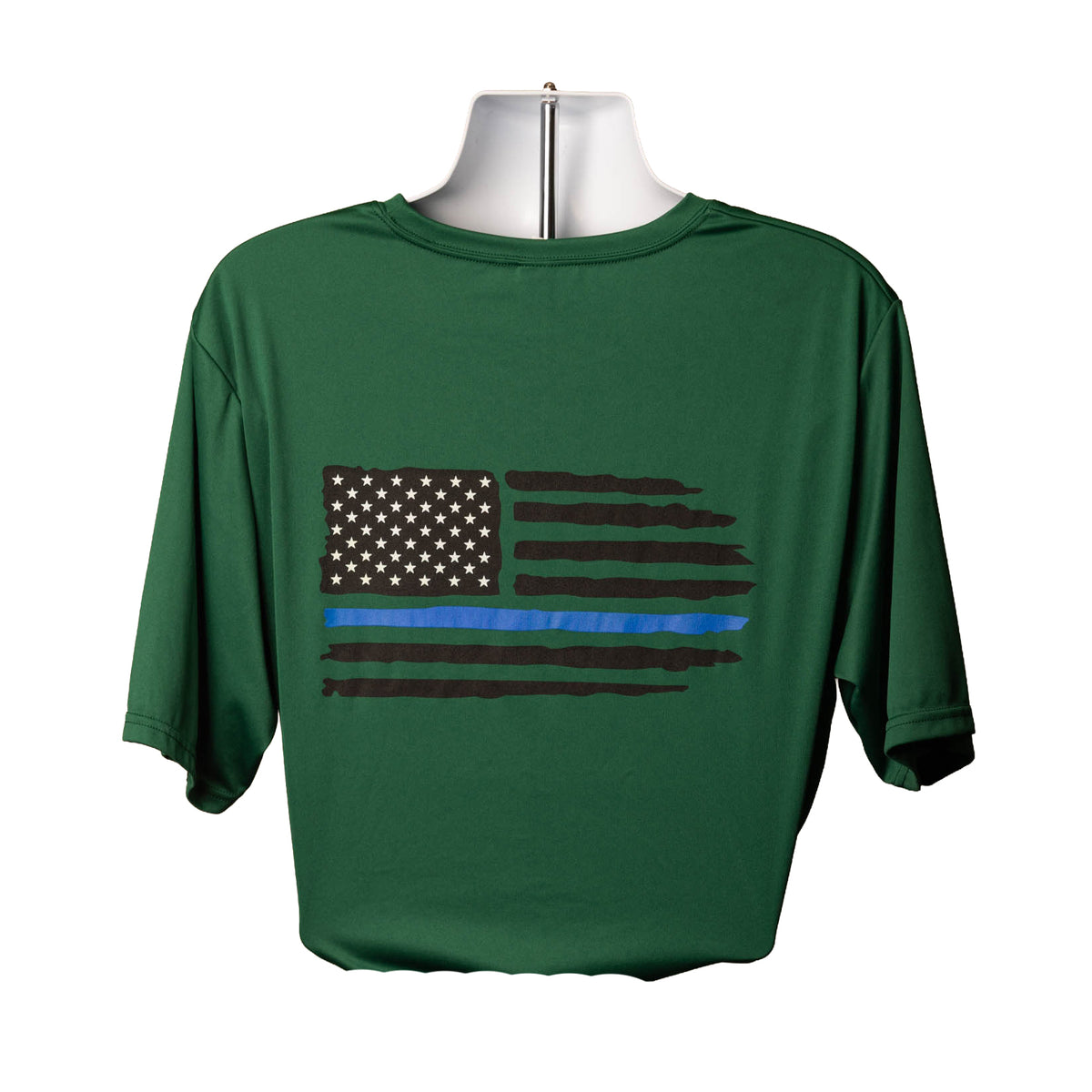 FOP Blue Line Flag Dri Fit T-Shirt (front/back)