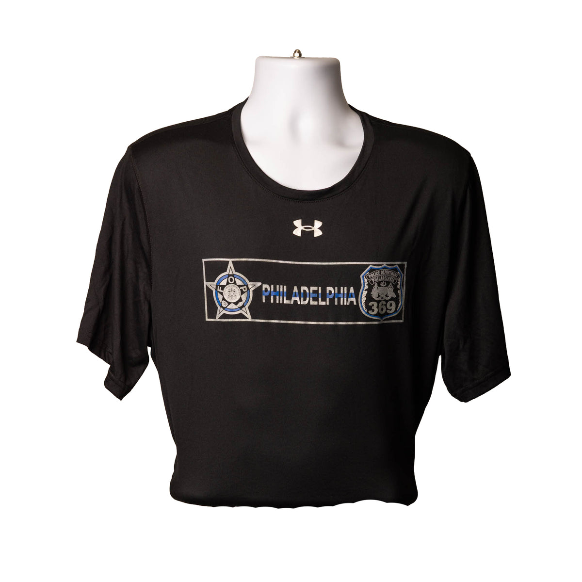 Phila FOP logo and 369 Badge Dri Fit T-Shirt