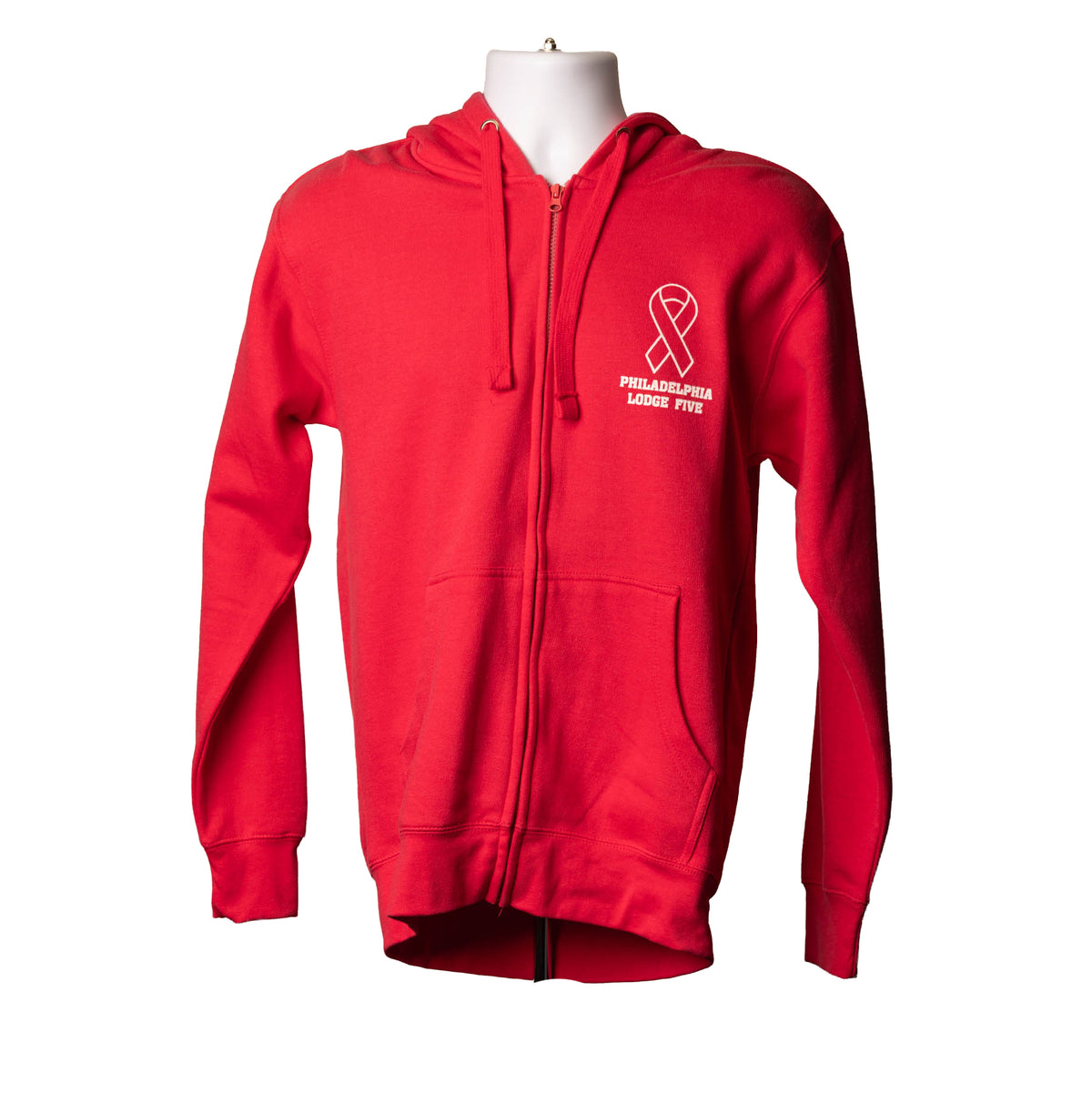 Pink Full Zip-Up Hoodie - CLEARANCE