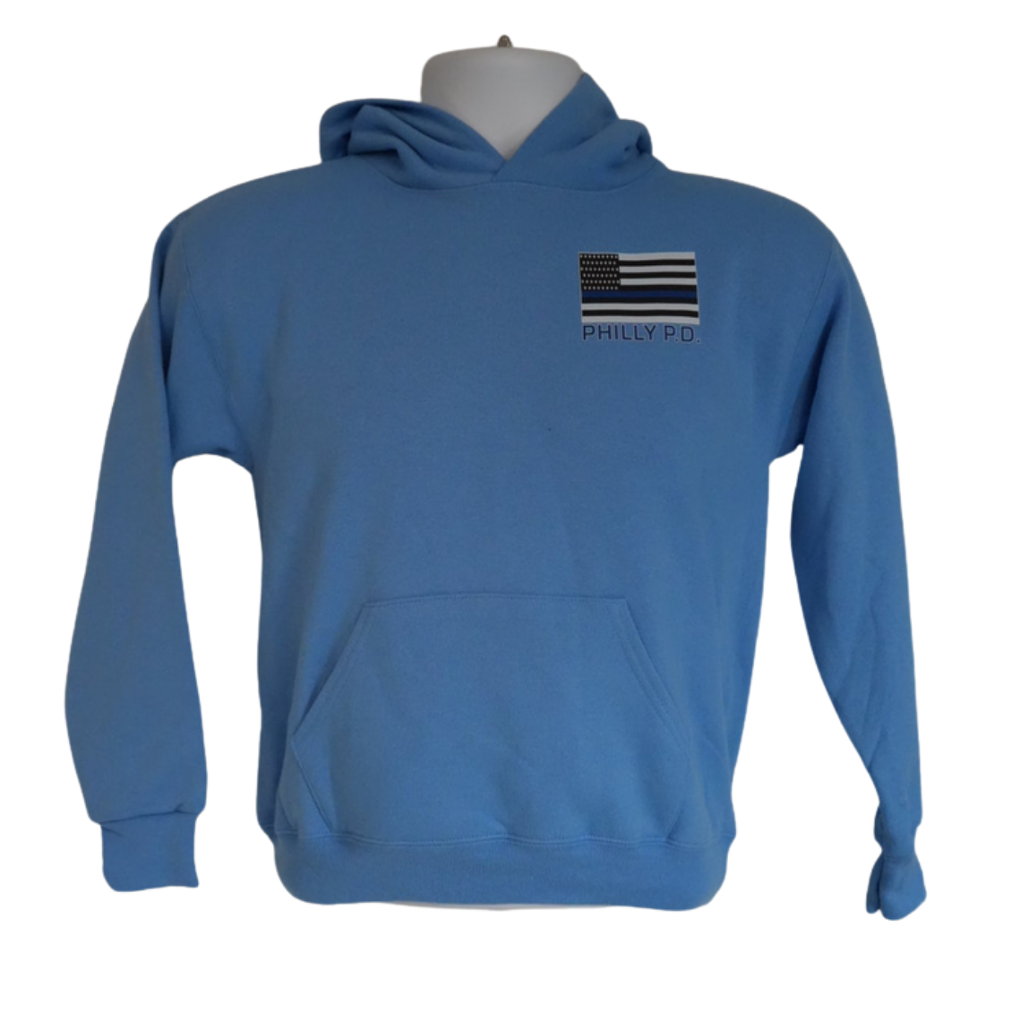 Kids Blue Line Hoodie