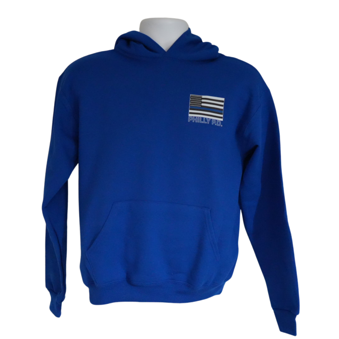 Kids Blue Line Hoodie
