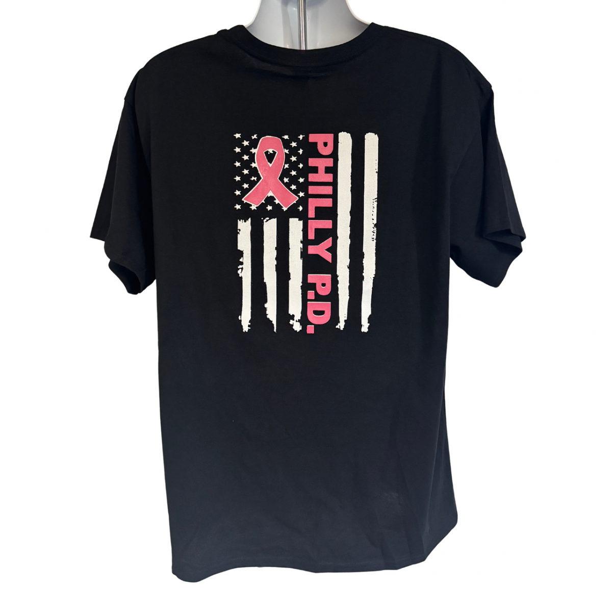 Breast Cancer Short Sleeve T-shirt (Front/Back)