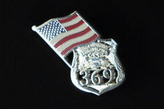 Pin - Flag w/ 369 Badge