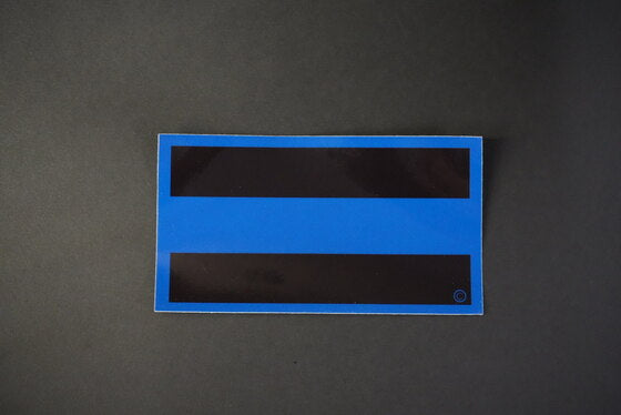 Thin Blue Line Decal 3X4