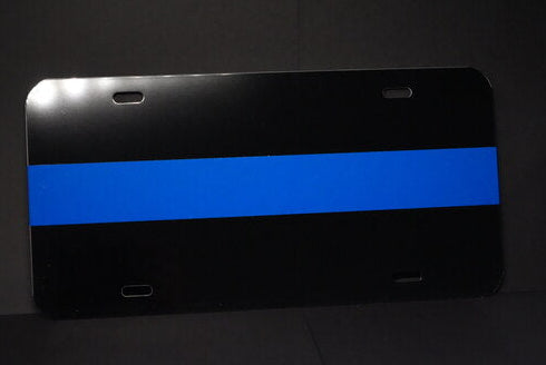 Thin Blue Line License Plate