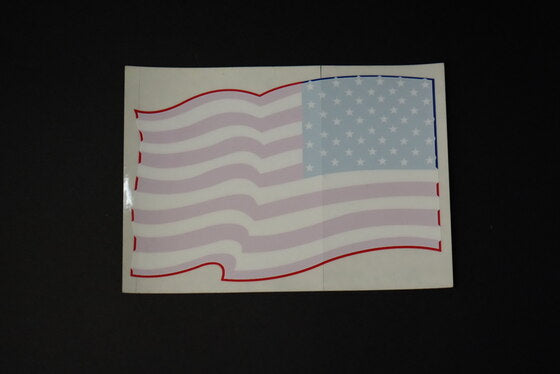 FOP AMERICAN FLAG INSIDE DECAL