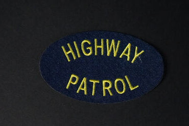 Patch - Highway Patrol Oval Felt #16